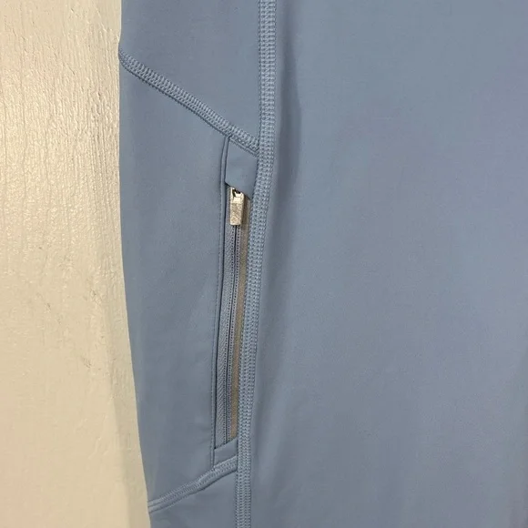 Athleta Rainier Bootcut Flare Pants Light Blue High Rise Performance Leggings - Picture 3 of 10